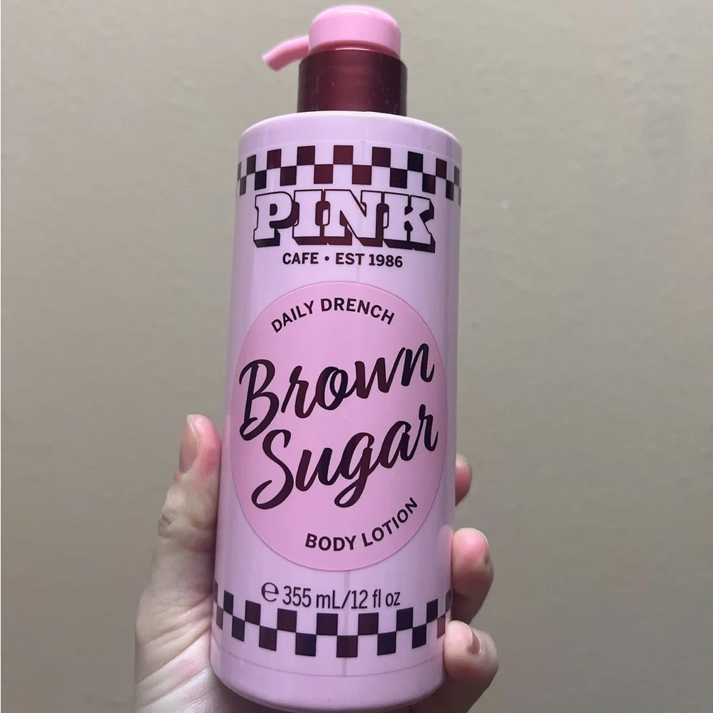 VICTORIA'S SECRET PINK BROWN SUGAR DAILY DRENCH BODY LOTION, 12 oz